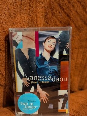 Vanessa Daou "Slow to Burn" Cassette Tape - Blue Cover